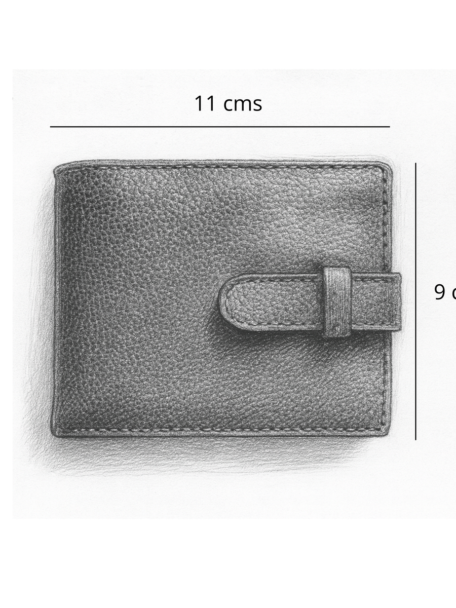 BILLETERA DE CUERO CON PASADOR RUGGED