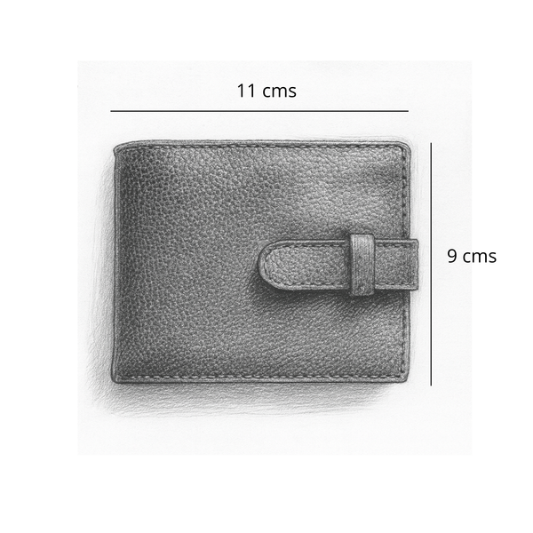 BILLETERA DE CUERO CON PASADOR RUGGED