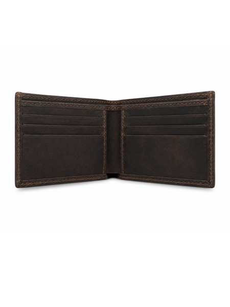 BILLETERA DE CUERO GENUINO EDGE MORO