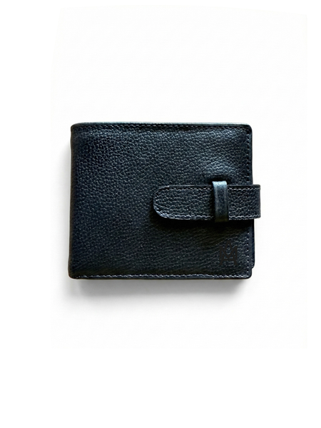 BILLETERA DE CUERO CON PASADOR RUGGED