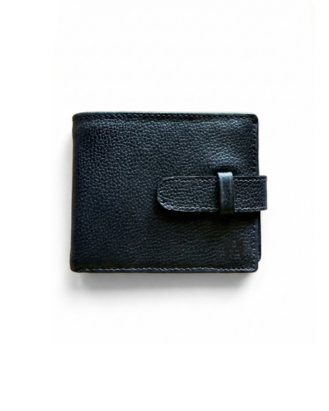 BILLETERA DE CUERO CON PASADOR RUGGED