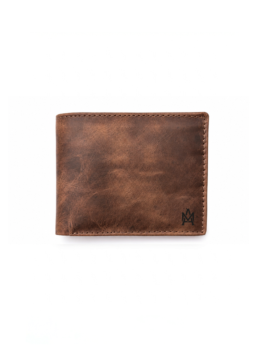 BILLETERA DE CUERO HOMBRE URBAN BRONCE