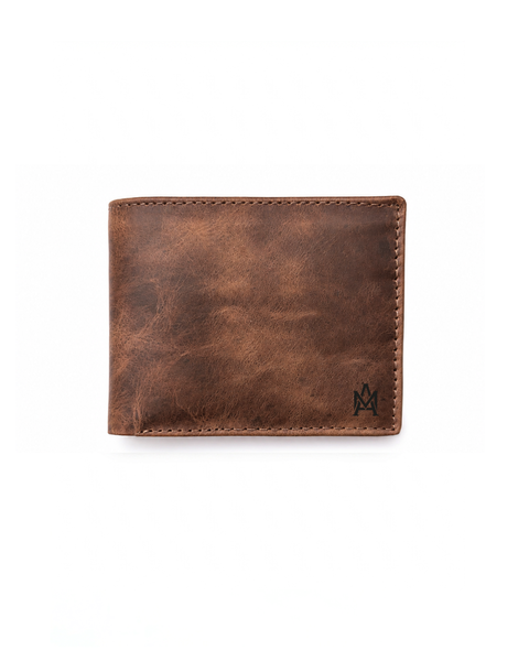 BILLETERA DE CUERO HOMBRE URBAN BRONCE