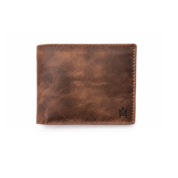 BILLETERA DE CUERO HOMBRE URBAN BRONCE