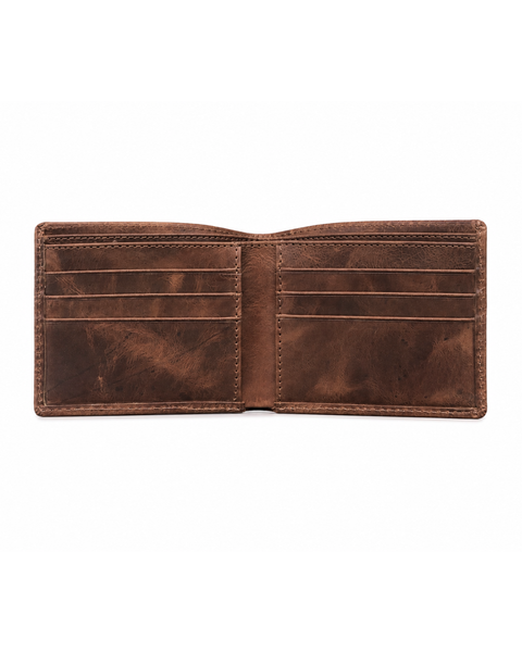 BILLETERA DE CUERO HOMBRE URBAN BRONCE