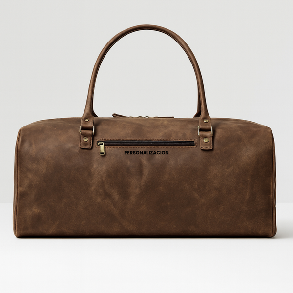 BOLSA CUERO PREMIUM DE VIAJE HOMBRE TRAVEL HUNTER