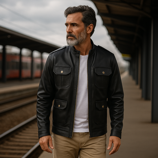 CHAQUETA DE CUERO JAMES