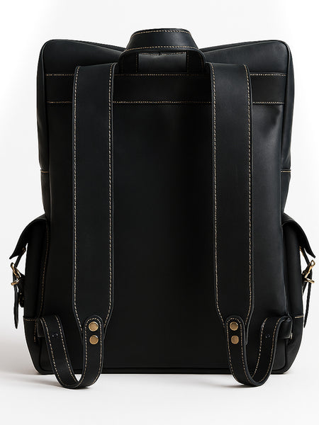 MOCHILA DE CUERO PREMIUM EXPEDITION BLACK