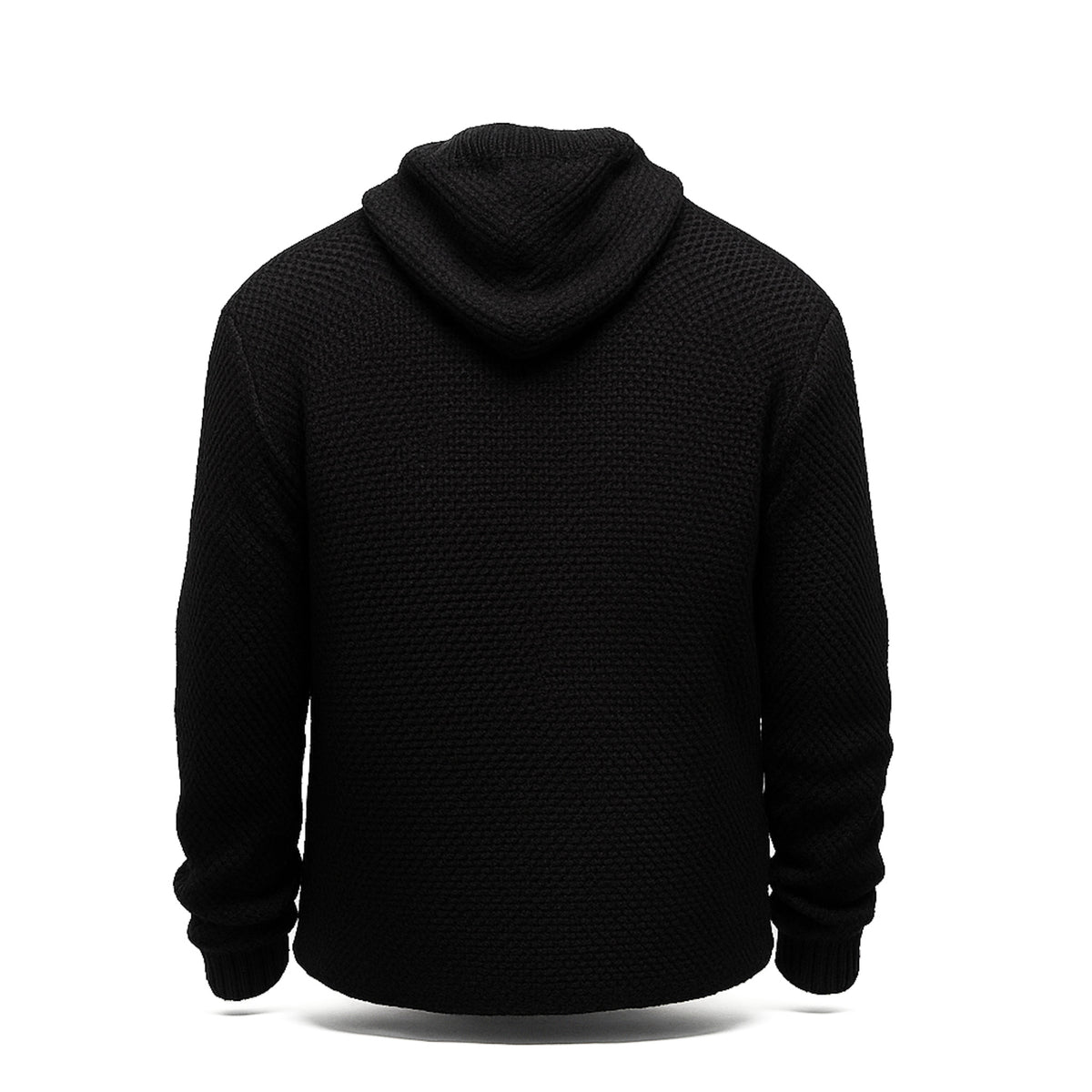 CHALECO NEGRO DE LANA NATURAL SKYE
