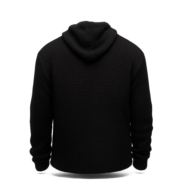 CHALECO NEGRO DE LANA NATURAL SKYE