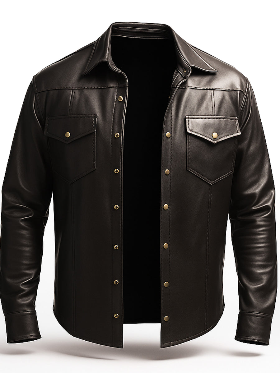 SOBRECAMISA DE CUERO