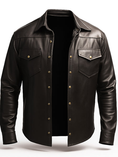 SOBRECAMISA DE CUERO