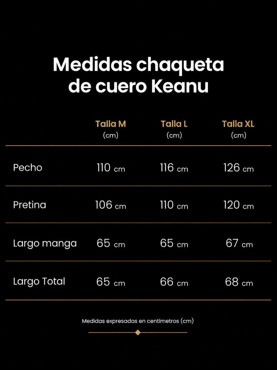 CHAQUETA DE CUERO KEANU