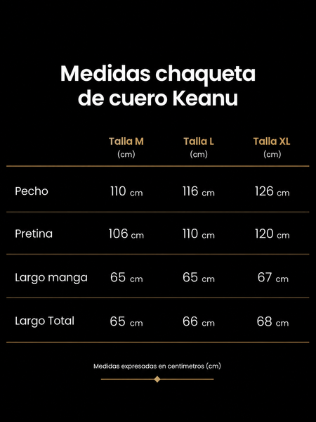 CHAQUETA DE CUERO KEANU