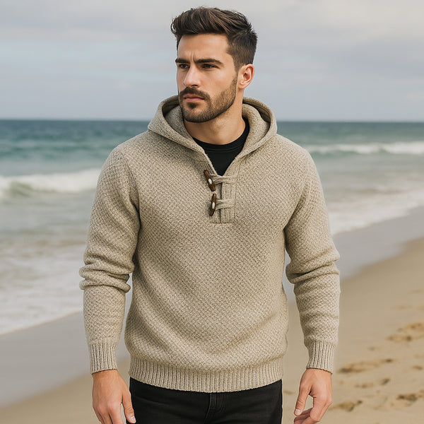 CHALECO BEIGE DE LANA NATURAL SKYE