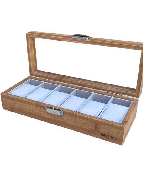 PORTA RELOJES PARA 6 PIEZAS