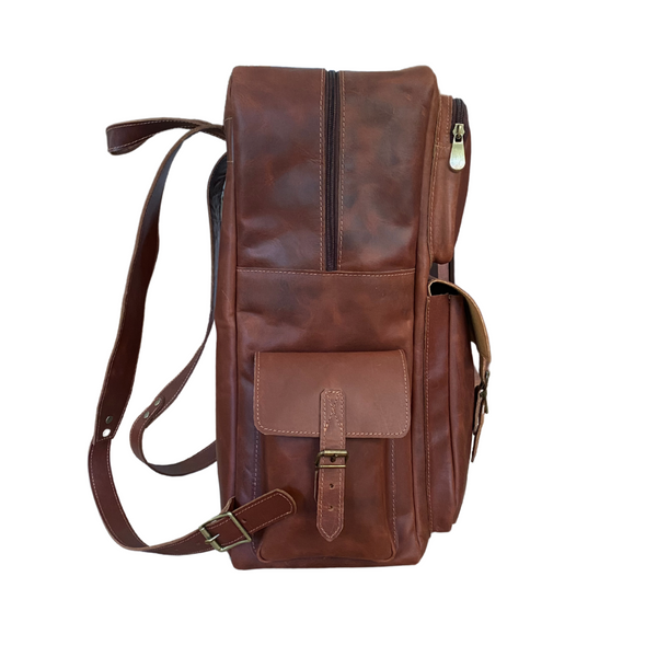 MOCHILA DE VIAJE DE CUERO EXPEDITION