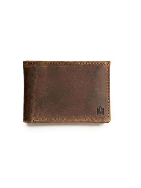 BILLETERA DE CUERO GENUINO EDGE RUSTIC