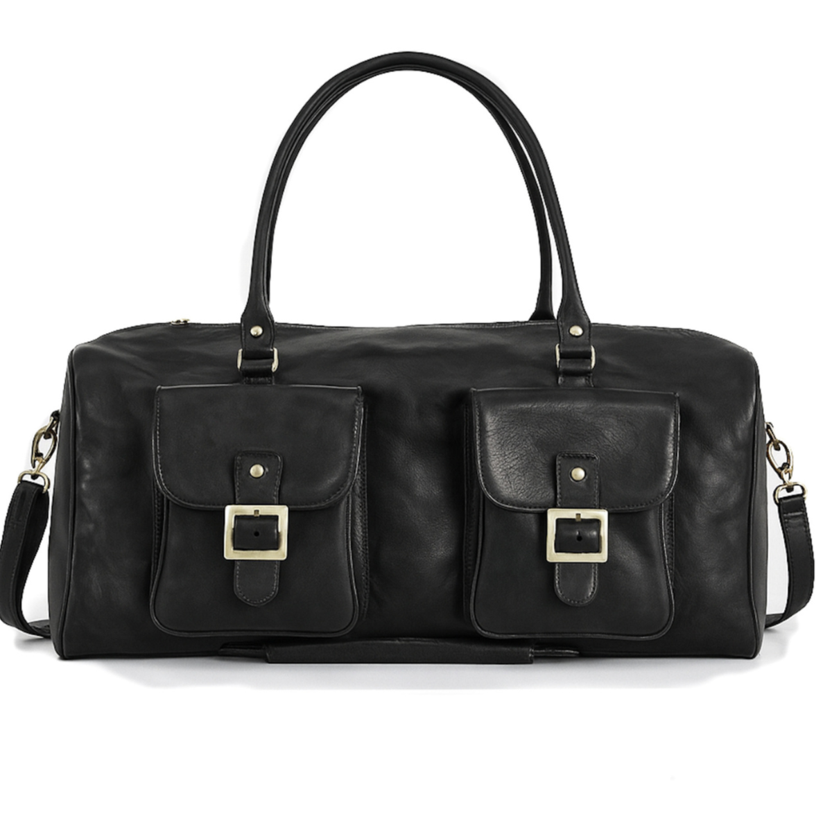 BOLSO DE VIAJE CUERO PREMIUM HOMBRE TRAVEL BLACK EDITION