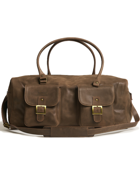 BOLSA CUERO PREMIUM DE VIAJE HOMBRE TRAVEL HUNTER