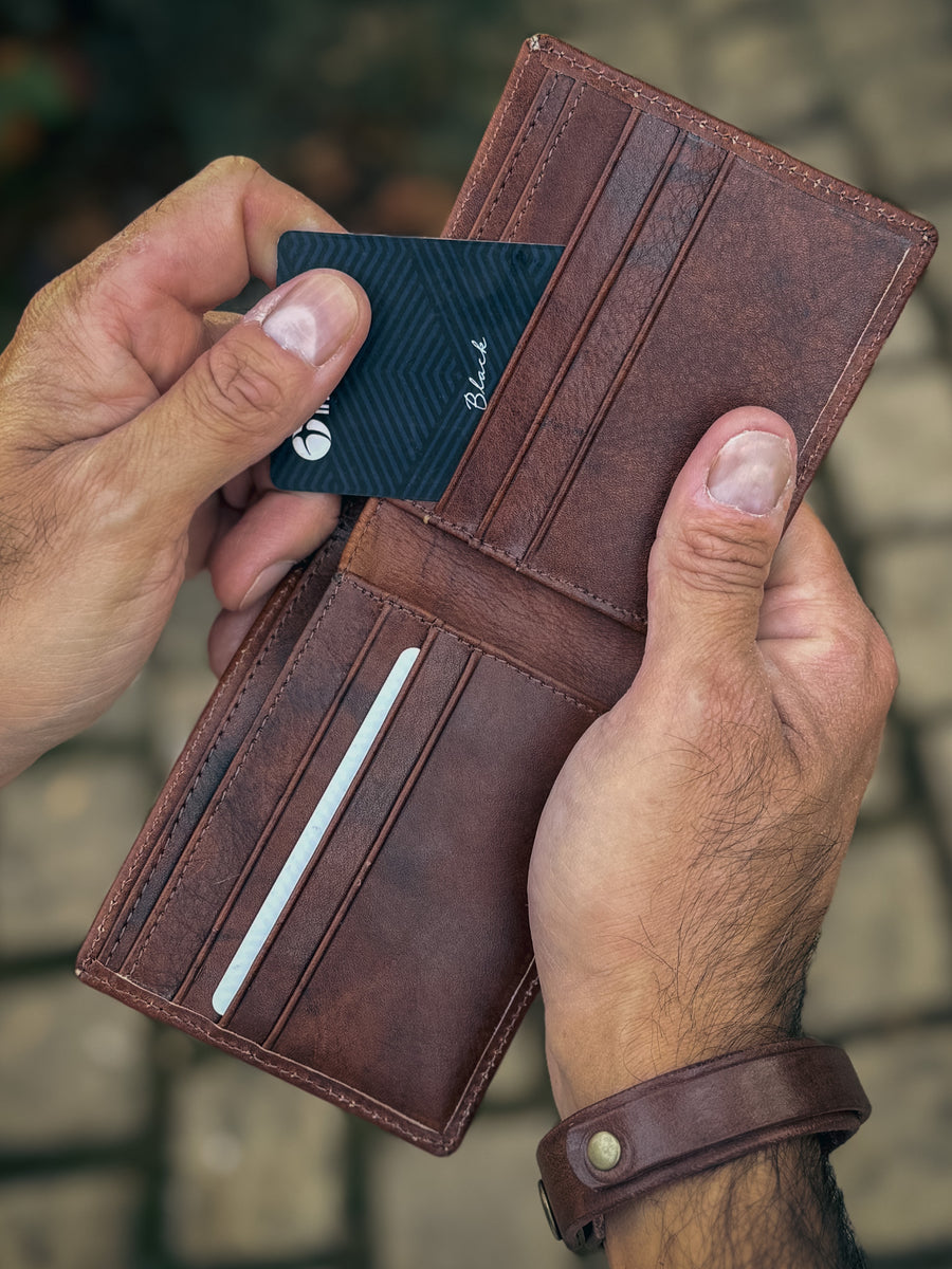 BILLETERA DE CUERO HOMBRE URBAN