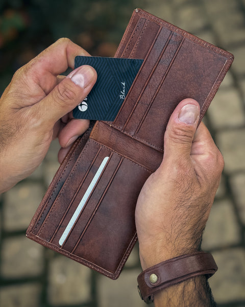 BILLETERA DE CUERO HOMBRE URBAN