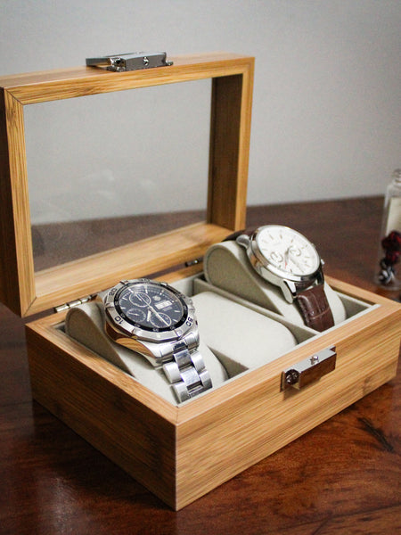 ESTUCHE PORTA RELOJES PARA 3 PIEZAS