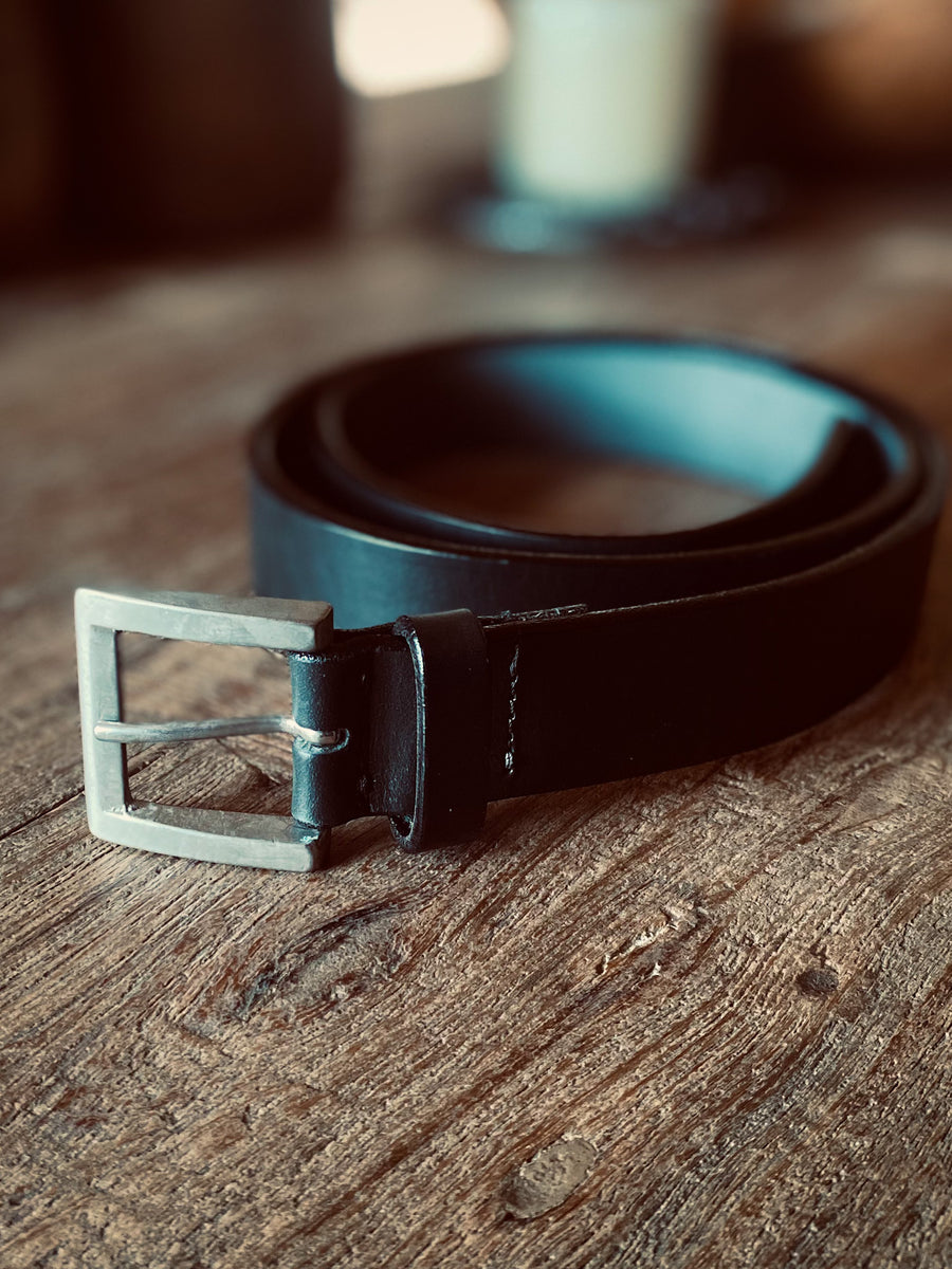 CINTURONES DE CUERO NEGRO SBELT