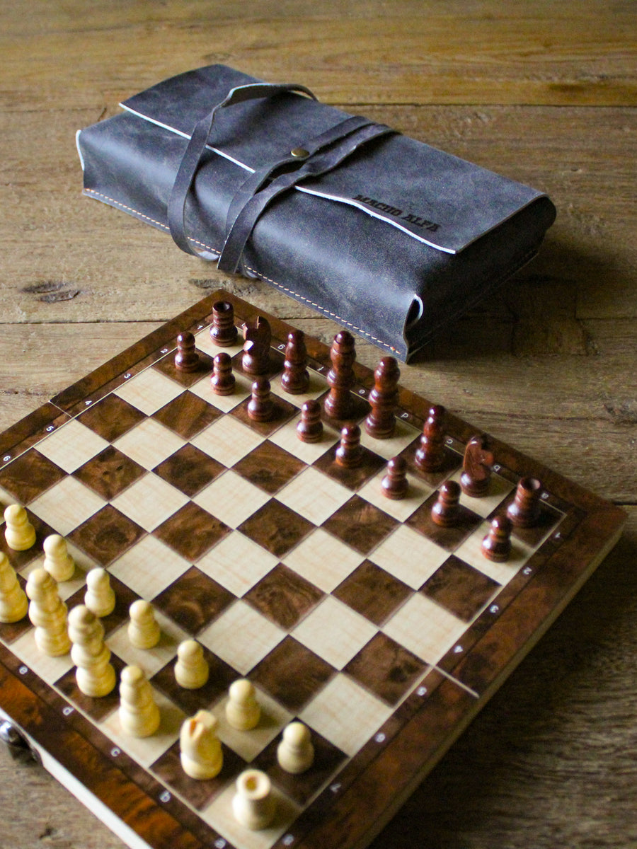 TABLERO DE JUEGOS (3 EN 1) FUNDA GRIS