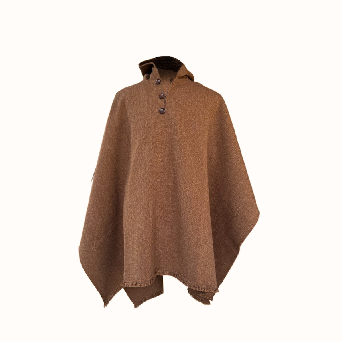 PONCHO DE ALPACA CAMEL