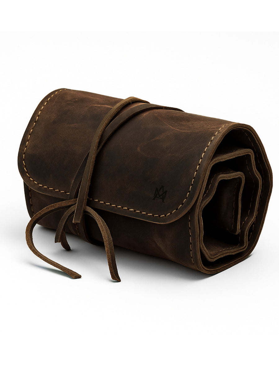 DOMINÓ JUEGO DE MESA ESTUCHE DE CUERO