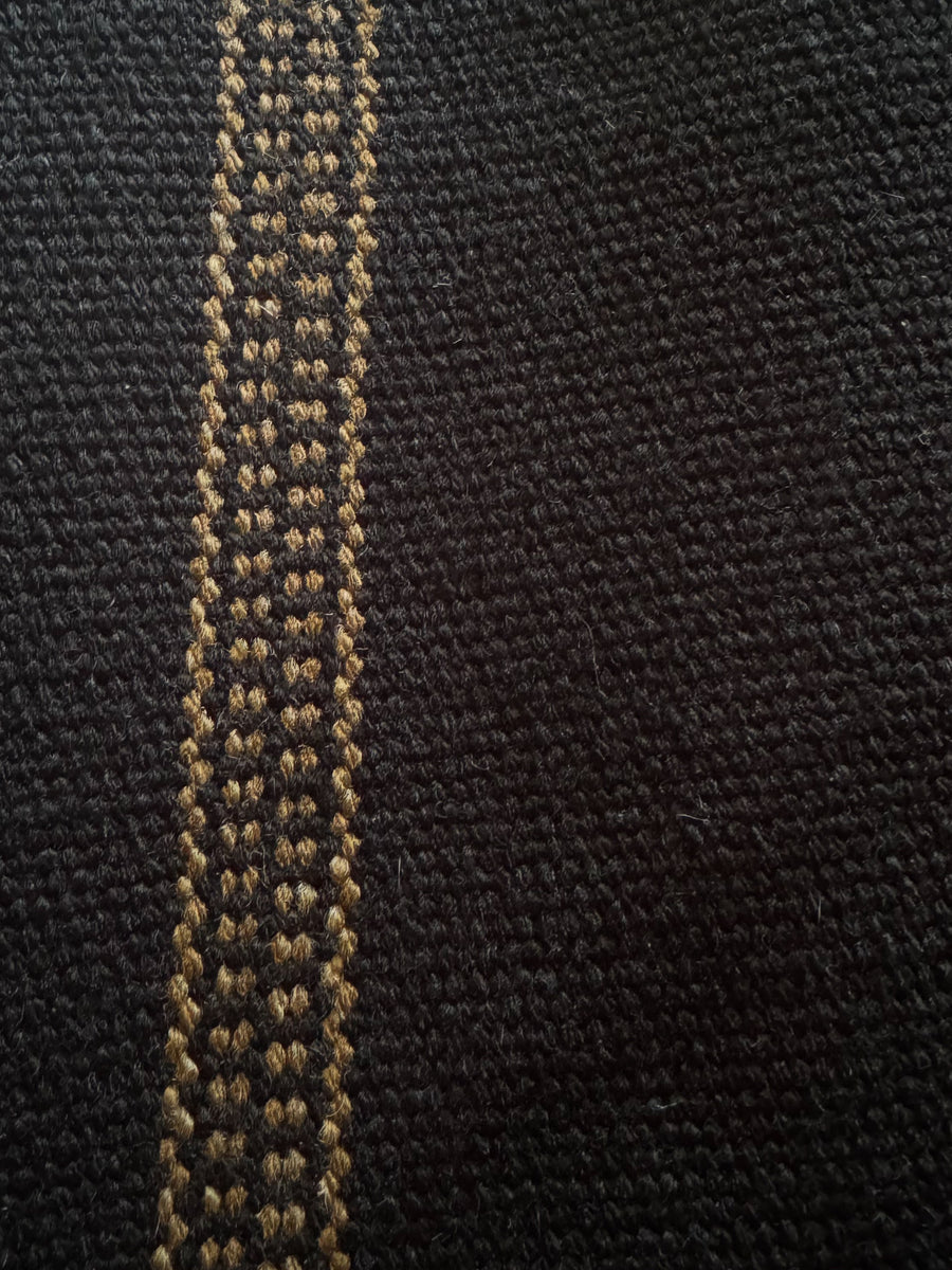 PONCHO LANA DE ALPACA NEGRO FINE CAMEL