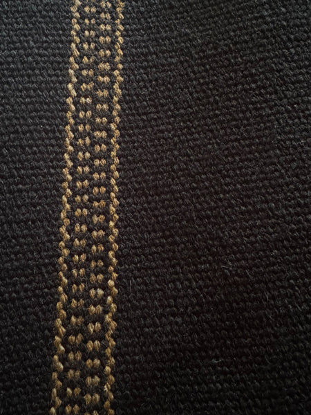 PONCHO LANA DE ALPACA NEGRO FINE CAMEL