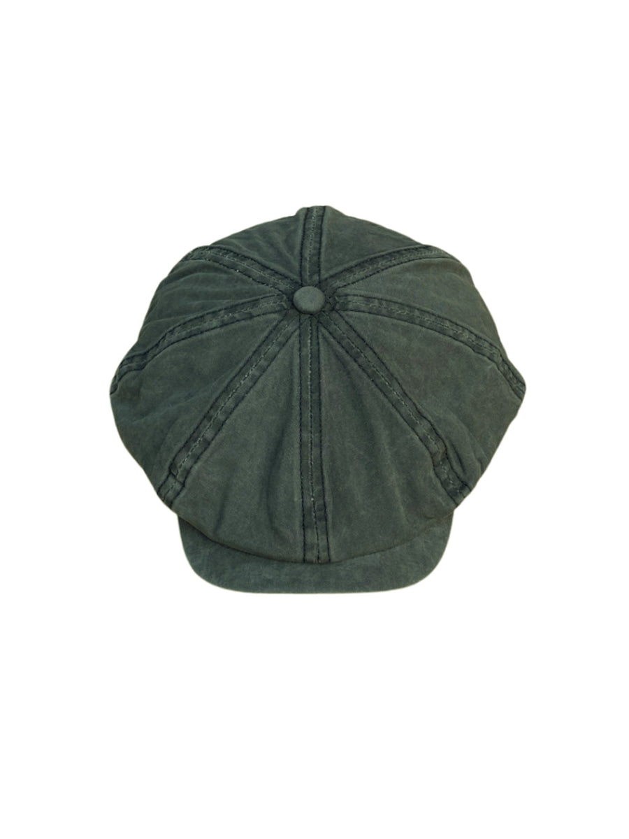 BOINA VINTAGE SHELBY DE ALGODÓN DARK GREEN