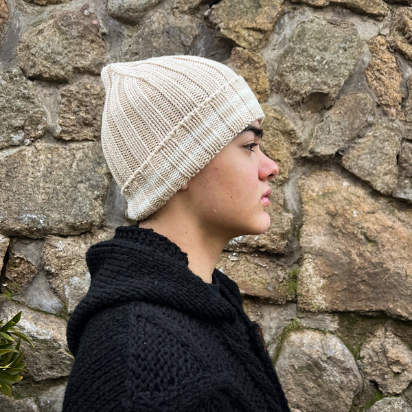 GORRO LANA BEIGE