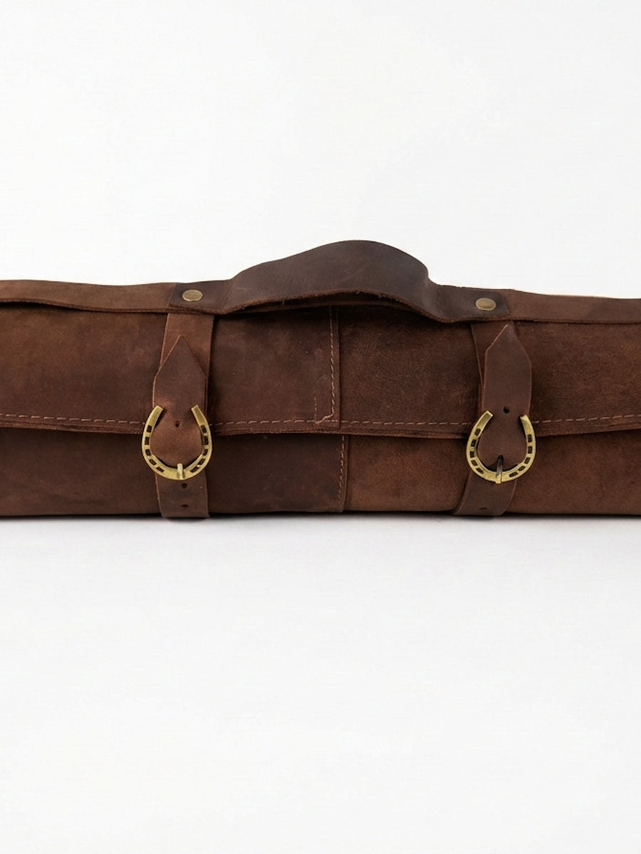 PACK PORTACUCHILLO DE CUERO + GARRAS DE ACERO