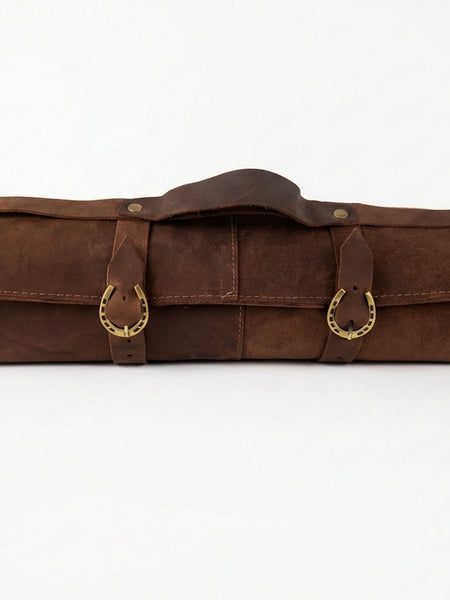 PACK PORTACUCHILLO DE CUERO + GARRAS DE ACERO