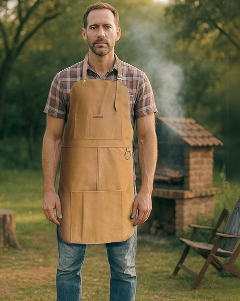 PECHERA ASADOR CUERO FIT EDITION