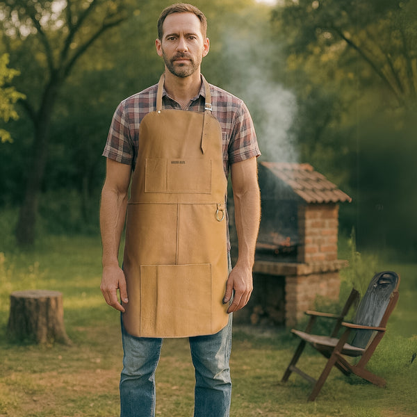 PECHERA ASADOR CUERO FIT EDITION