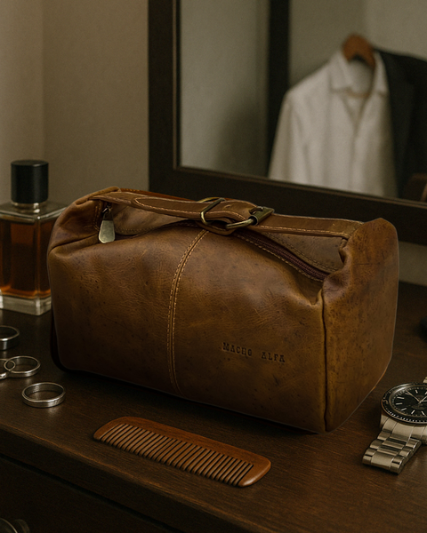 NECESER CUERO TRAVESÍA ARTESANAL