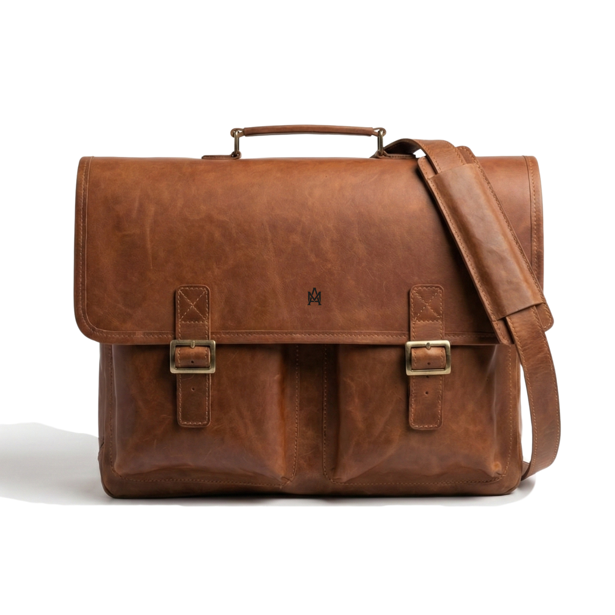 MALETIN CUERO GENUINO FULL GRAIN EXECUTIVE