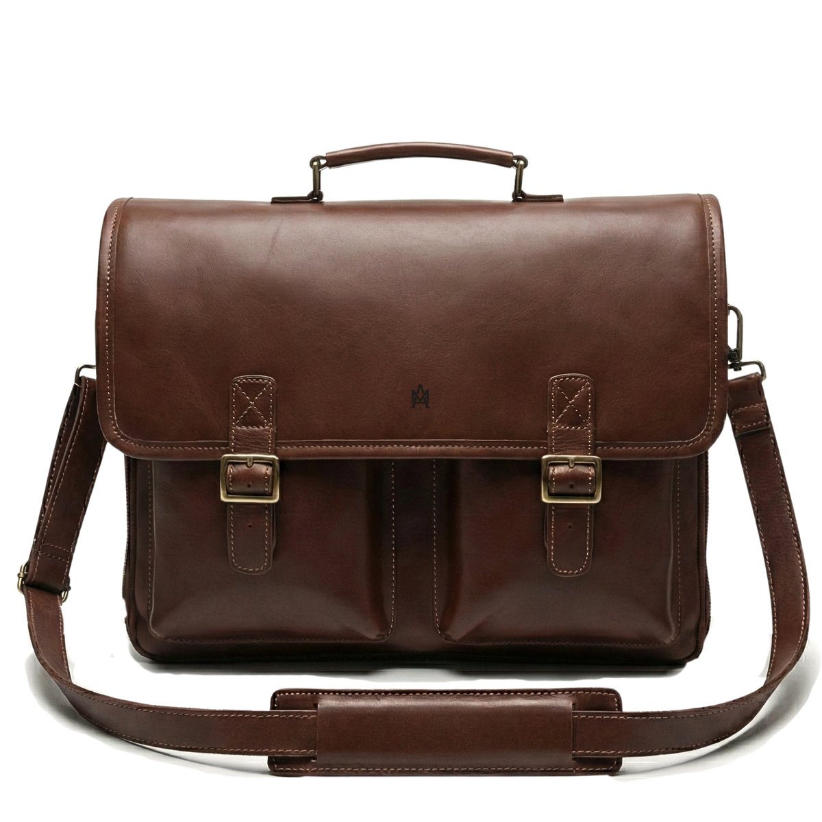 MALETIN CUERO GENUINO FULL GRAIN EXECUTIVE