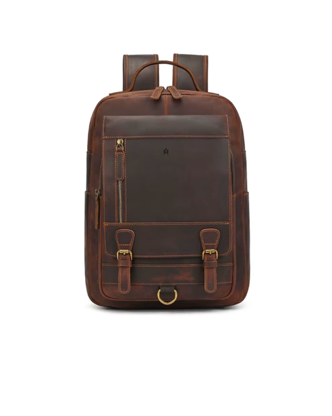 MOCHILA DE CUERO GENUINO HOMBRE COLLEGE