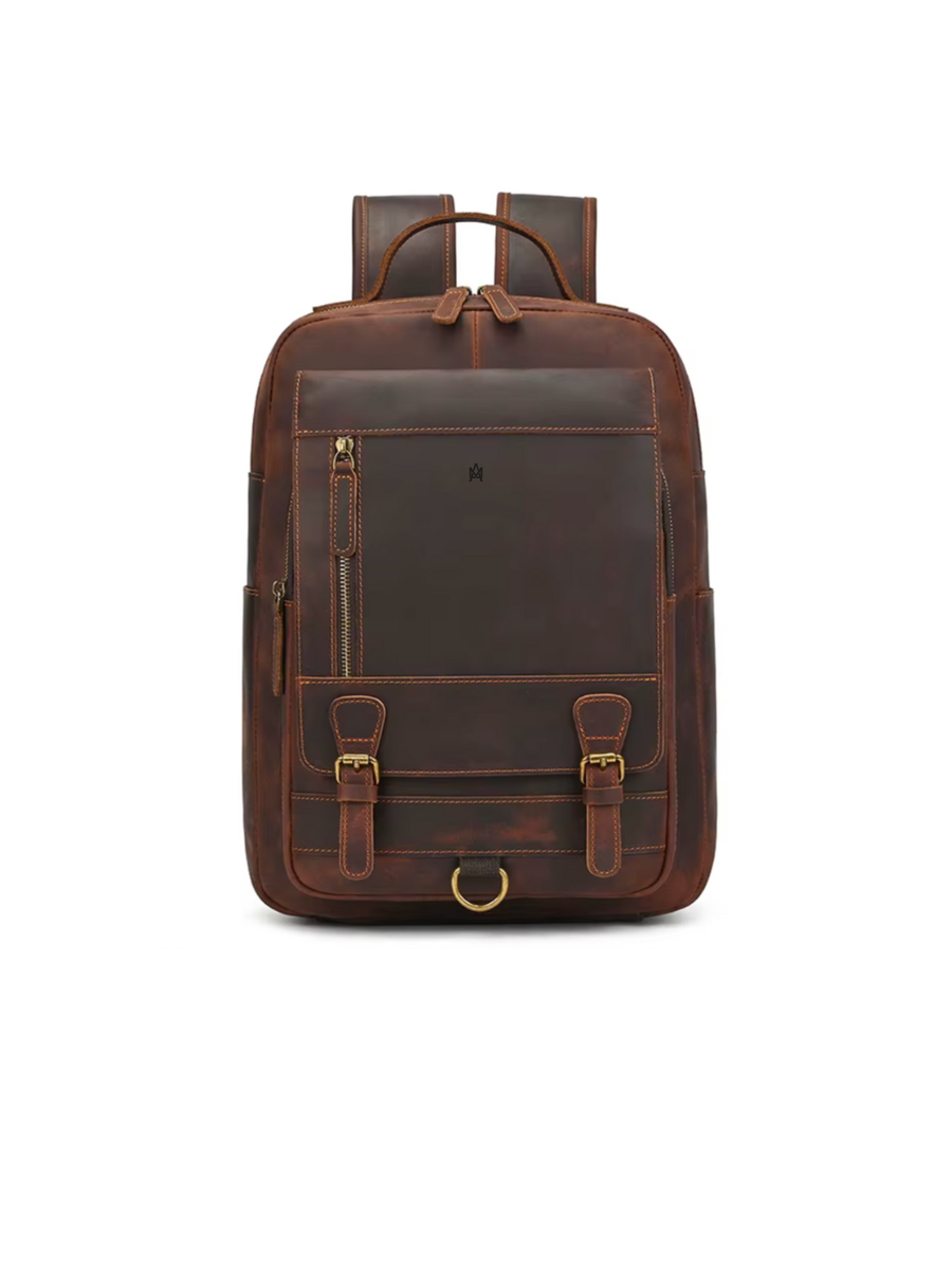 MOCHILA DE CUERO GENUINO HOMBRE COLLEGE