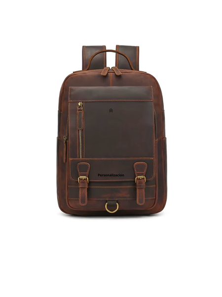 MOCHILA DE CUERO GENUINO HOMBRE COLLEGE