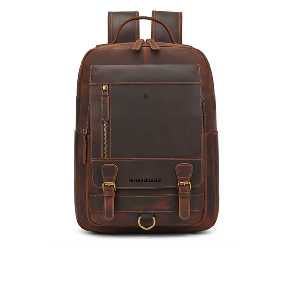 MOCHILA DE CUERO GENUINO HOMBRE COLLEGE