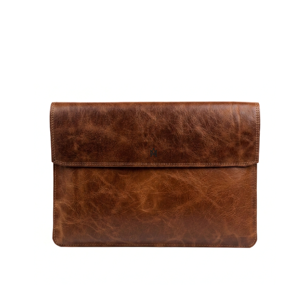 FUNDA DE CUERO GENUINO PARA NOTEBOOK