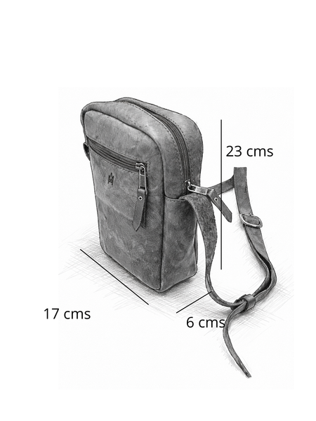 MORRAL DE CUERO GENUINO ROVER