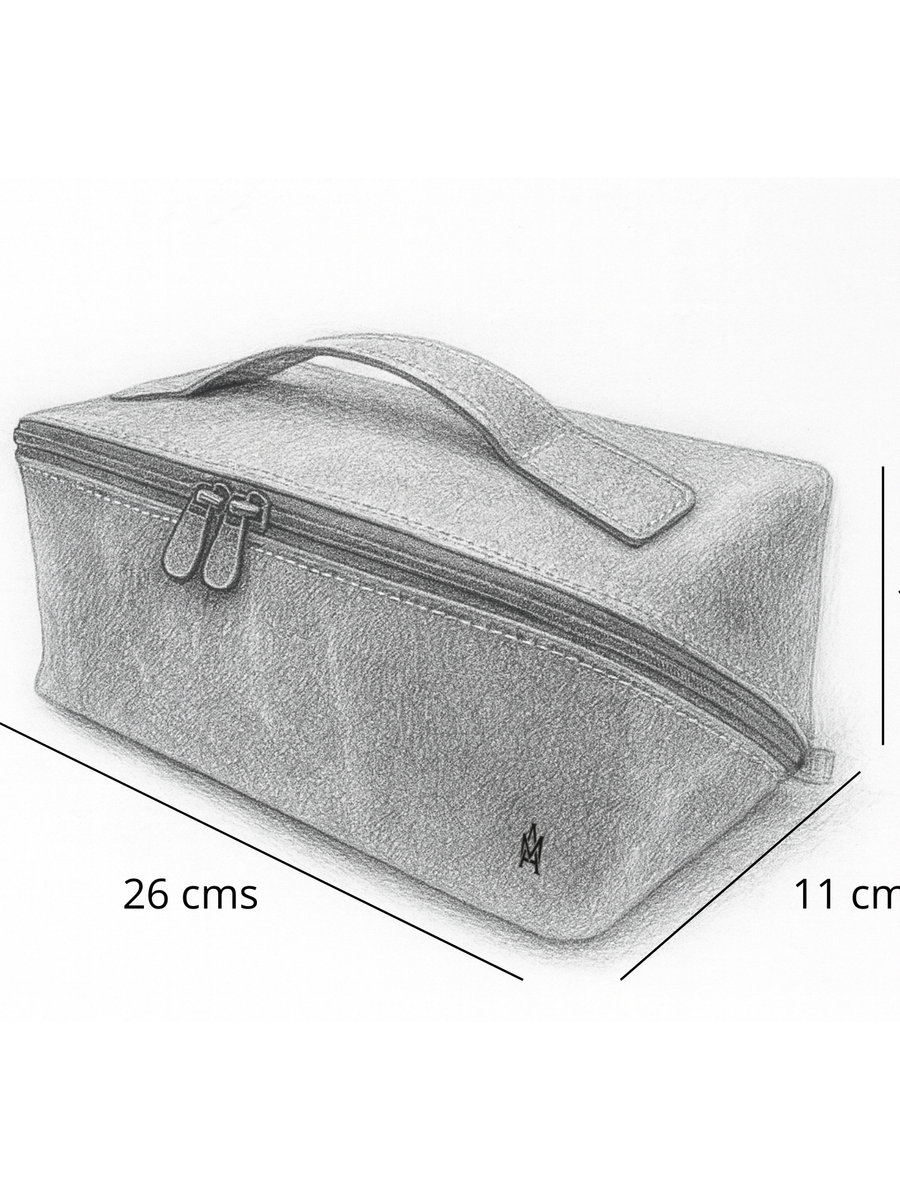 NECESER DE CUERO GENUINO ELEGANCE