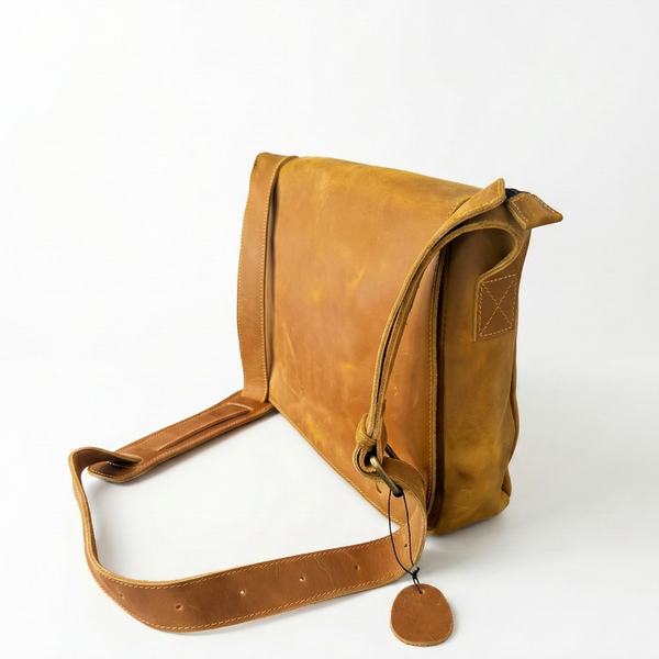 MORRAL DE CUERO GENUINO PREMIUM DUBLIN